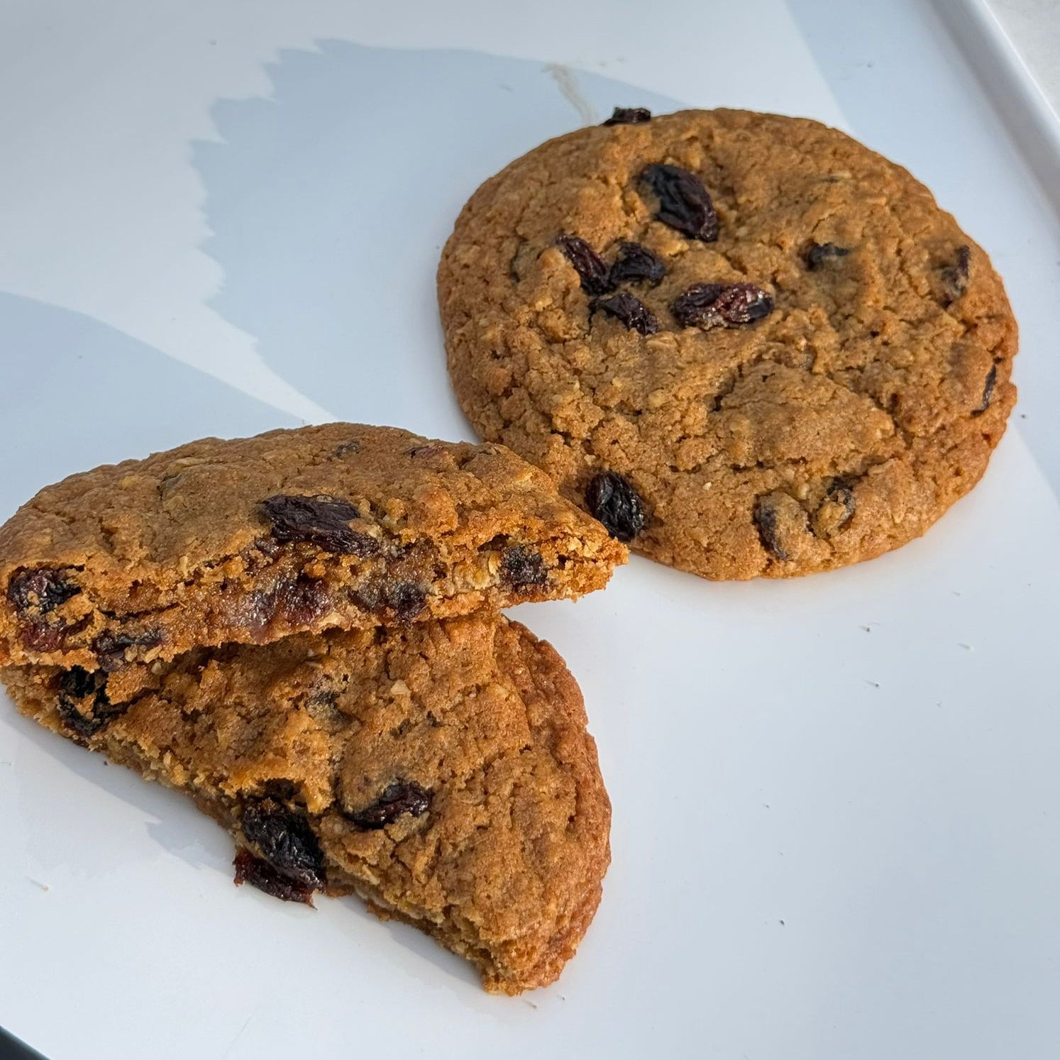 Avena y pasas cookie